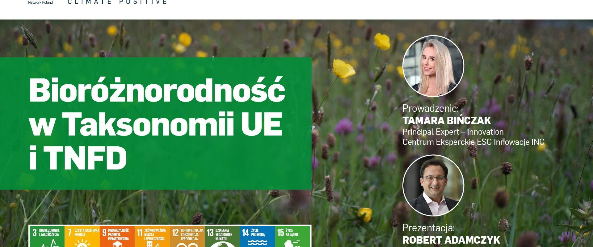 Bioróżnorodność w Taksonomii w UE i TNFD