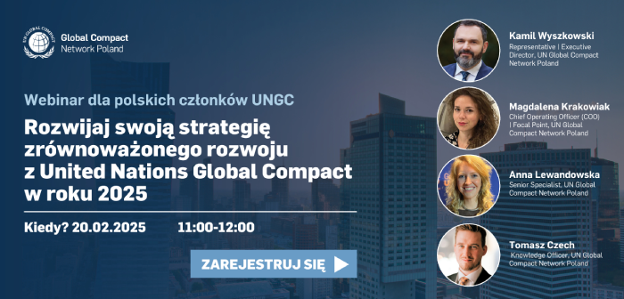 Webinar dla polskich członków UNGC