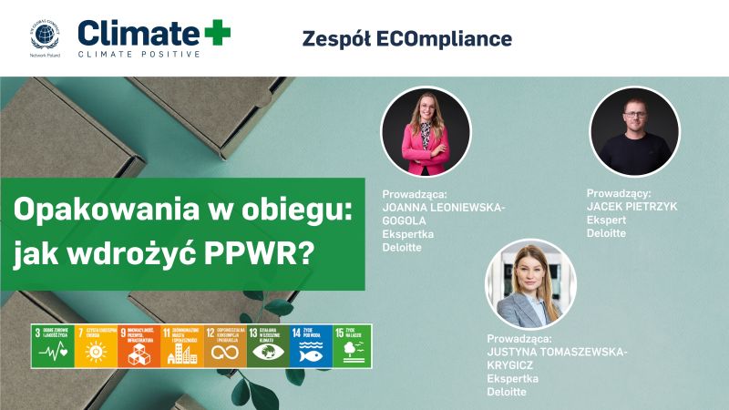 Spotkanie zespołu ECOmplience dot. wdrożenia PPWR