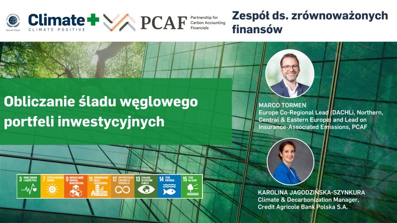 Spotkanie zespołu ds. zrównoważonych finansów