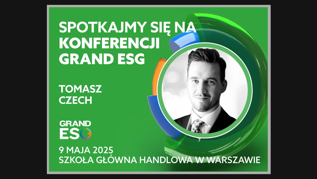 Tomasz Czech, Knowledge Officer UN GCNP, uczestnikiem konferencji GrandESG