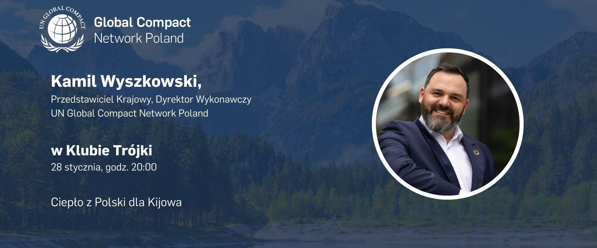 Kamil Wyszkowski w Klubie Trójki o zbiórce „Ciepło z Polski dla Kijowa”
