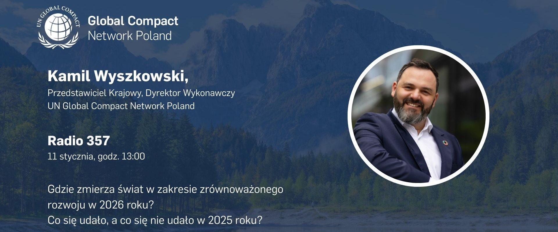 Kamil Wyszkowski w audycji „Patronautyka” w Radio 357
