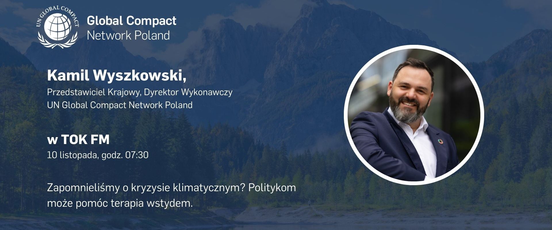 Kamil Wyszkowski w audycji TOK FM: „Zapomnieliśmy o kryzysie klimatycznym?”