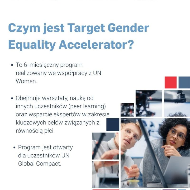 Ruszyła rejestracja do programu Target Gender Equality Accelerator 2026!