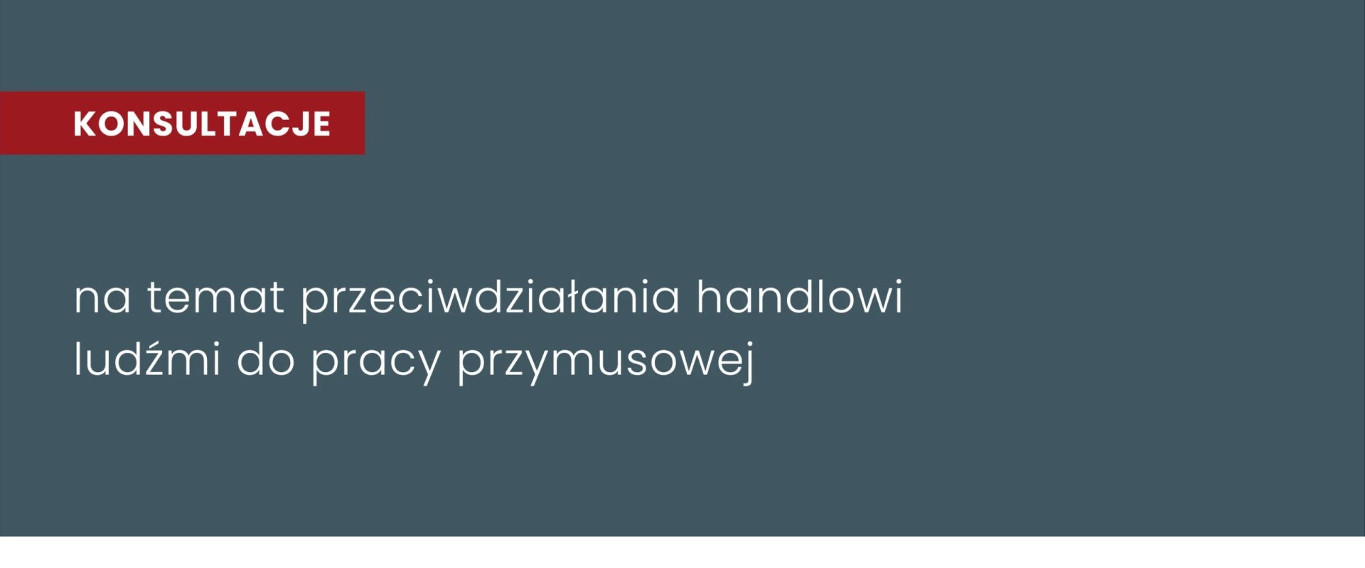 Wspieranie biznesu w zapobieganiu handlowi ludźmi do pracy przymusowej